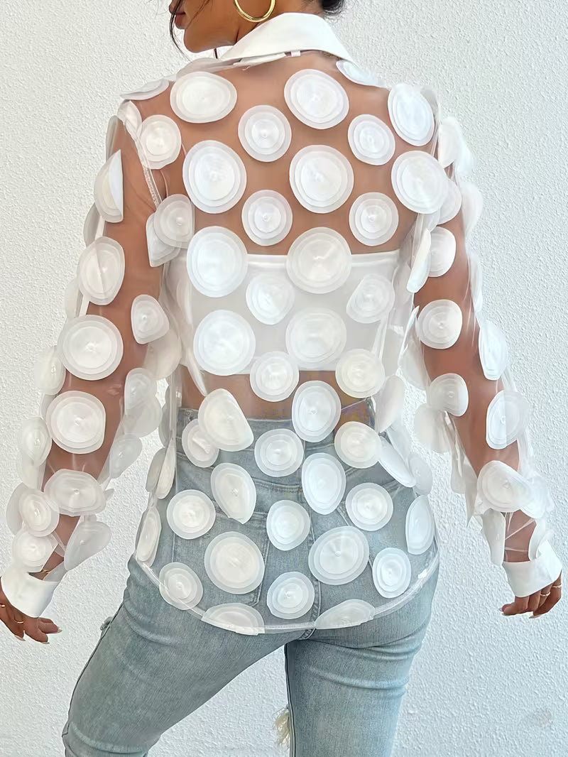 Veluna - Camicia elegante da sera